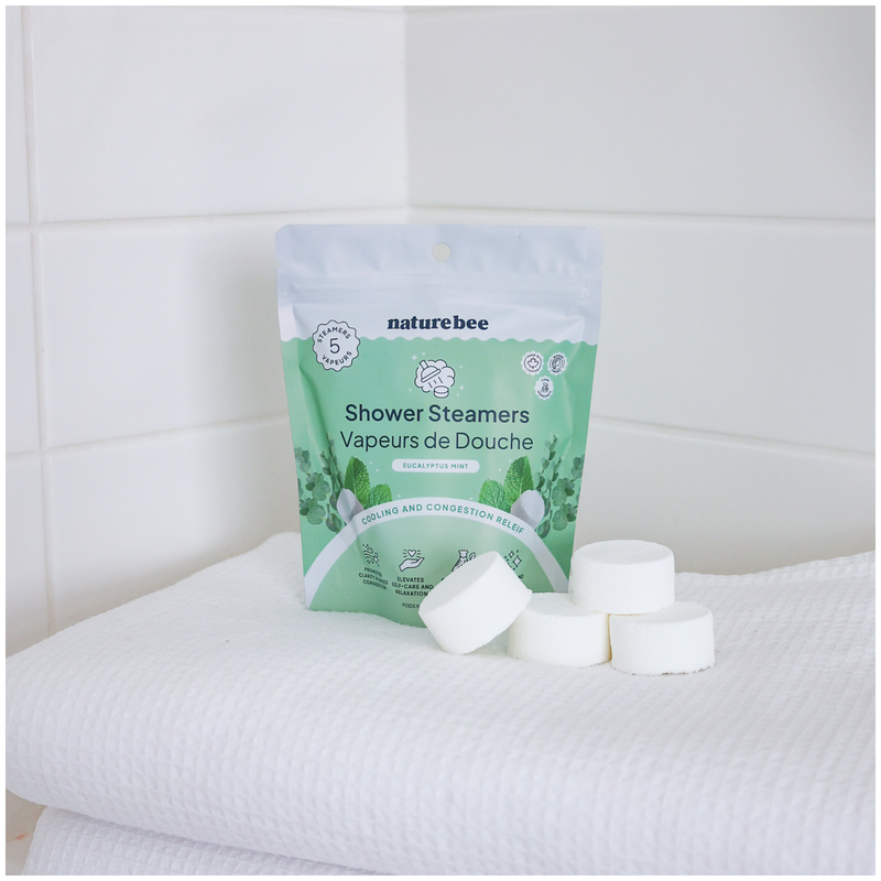 Refreshing Mint Shower Steamers | Nature Bee