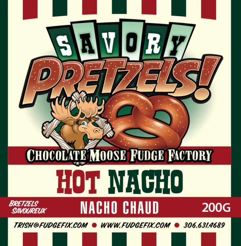 Savory Pretzels - Nacho Cheese 200g