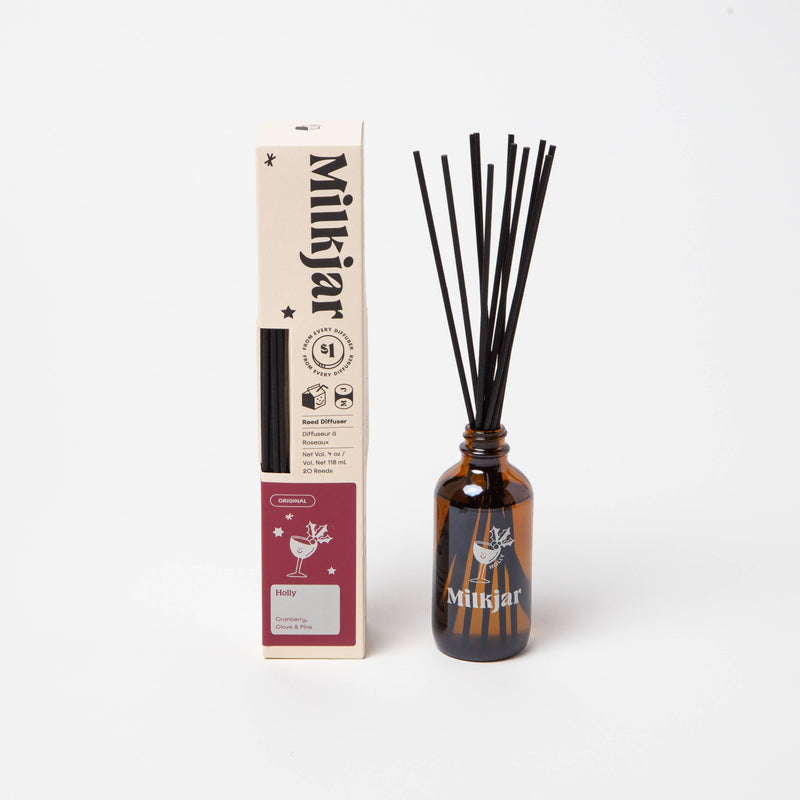 Holly - Cranberry, Clove & Pine 4oz Reed Diffuser