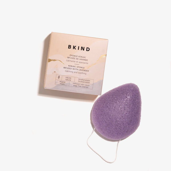 KONJAC FACIAL SPONGE - LAVENDER