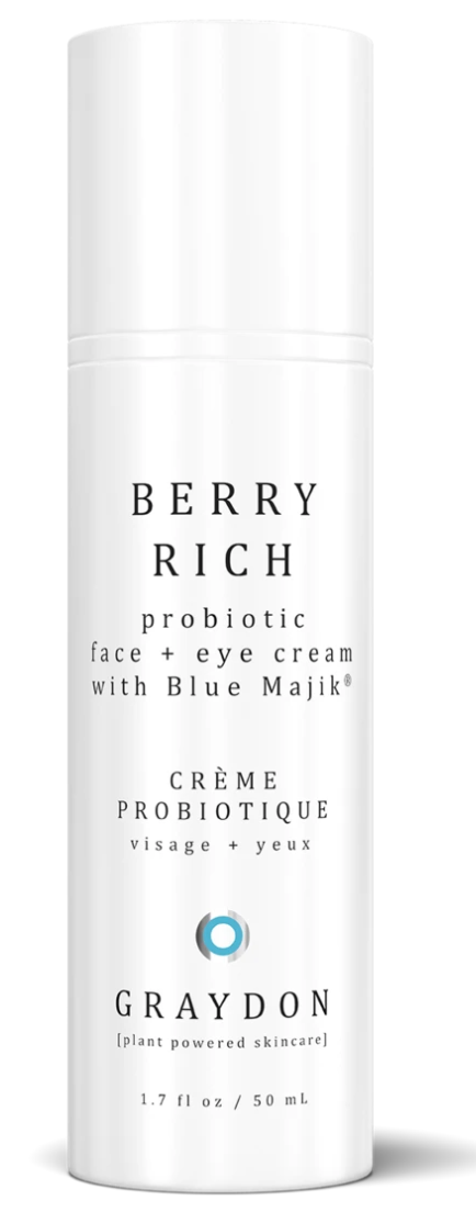 Berry Rich probiotic face + eye cream with Blue Majik